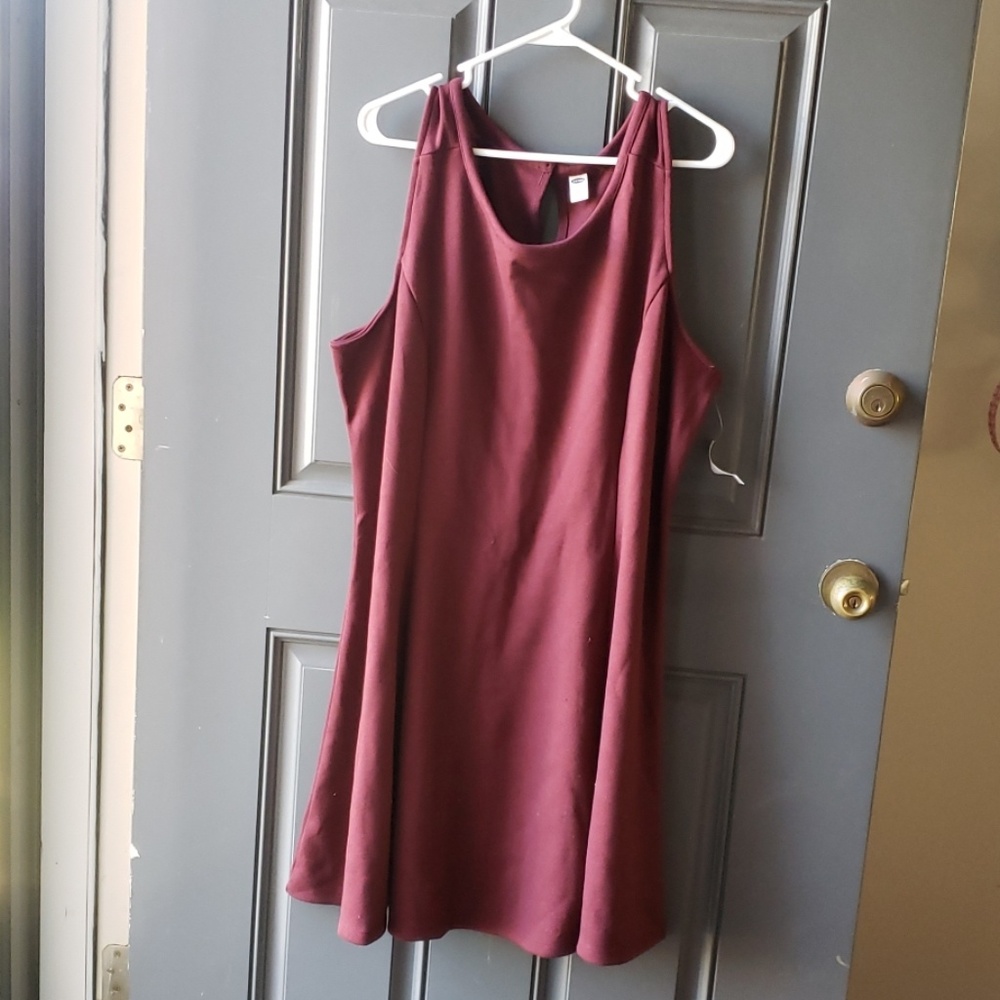 Maroon old navy dress